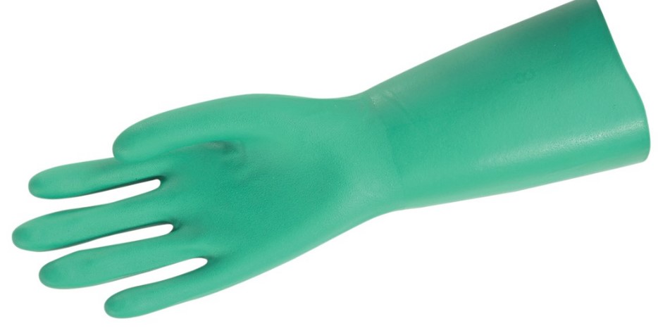 Nitri-Chem™ Unlined Green Nitrile Gloves - Gloves